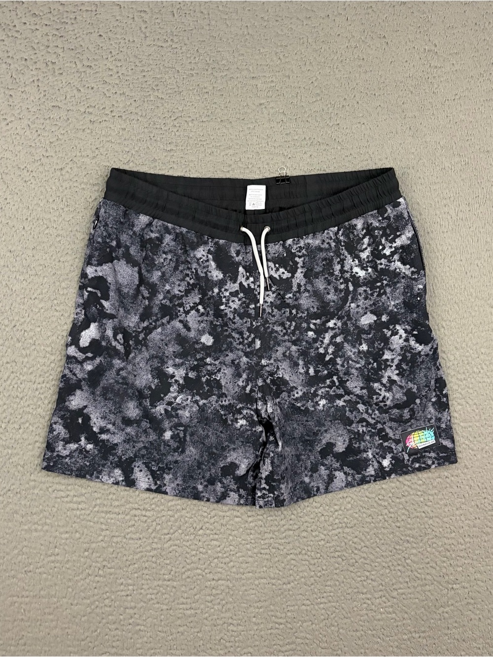 SLUNKS Black and Gray Marble Print Volleyball Training Volleyball Sports